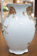 DOULTON BURSLEM "Waratah" porcelain wash jug and basin, 19th century, factory mark to base, ​the jug 29cm high - 3