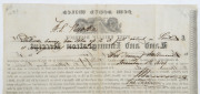 NEW SOUTH WALES - PORT PHILLIP DISTRICT. LAND and EMMIGRATION RECEIPT No.45, issued to Mr. W.G. Brodie of Moonie Ponds on 1st December 1849 for the payment of £135. The payment is in the nature of a deposit so that Brodie could participate in the purchase - 3