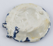 Two Australian pottery face plaque dishes titled on the reverse "WIN" and "DEAN" and dated 27/6/20. ​10.5 x 9.5cm - 5