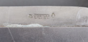 WENDT Australian silver cigar case with engraved monogram, circa 1900, stamped "WENDT" with lion and pictorial mark, 11cm high, 156 grams. - 2