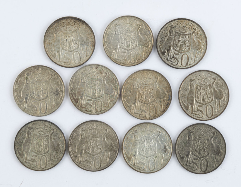 Silver : 1966 50c Rounds (11).