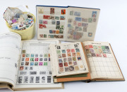 REST OF THE WORLD - General & Miscellaneous Lots : Assortment of world stamps in albums and an ice-cream tub; noted some China in packets. No Reserve. - 2