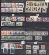 REST OF THE WORLD - General & Miscellaneous Lots : PACIFIC ISLANDS & AUSTRALIAN DEPENDENCIES: Ex-dealer's range on stockcards including Cocos (Keeling) Is. 1963 pictorials (2 sets), Birds (3 sets), Ships (24 sets); Nauru 1954 set, 1966 set, 1968 Republic 