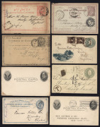 REST OF THE WORLD - General & Miscellaneous Lots : POSTAL STATIONERY - AMERICA, SOUTH AMERICA, CENTRAL ASIA & MIDDLE EAST:1890s-early 1900s mostly Postal Cards mostly addressed to "Pearson Pottery" in Hanley, Staffs, England with emissions from Argentina