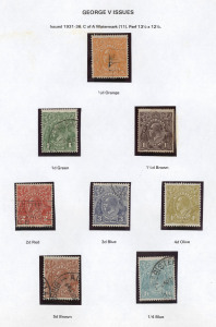 General & Miscellaneous : 1913-75 modest collection mostly used in Seven Seas album with Roos to CofA 5/-, KGV Heads to 1/4d, Engraved 6d Kooka, KGV commemoratives incl. postally used 5/- Bridge (defect), Decimals with few mint oddments to $4; mixed condi