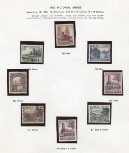 General & Miscellaneous : AUSTRALIAN TERRITORIES: mint or used in Seven Seas album with Norfolk Is reasonably complete 1947-1975 incl. 10/- Bird optd 'SPECIMEN' & 1974 UPU M/S; also AAT, Cocos & Christmas Island, Nauru & PNG. Some condition issues so inspection recommended.