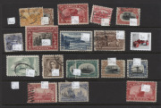 UNITED STATES OF AMERICA - Aerophilately & Flight Covers : 1860s-1980s ex-dealers stock in ring-binder, predomimantly modest used material with a few better items including 1869 6c Washington (straight edge at right) plus 1c Franklin used (thinned), 1898 - 4