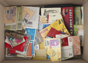 Decimal Issues : POSTAGE:1960s-2000s assortment of booklets, with duplication comprising 60c (10), 80c (11), $1 (10, incl. Famous Australians x2), $1.20 Famous Australians (2), $1.40 Prime Ministers (1), $2 (13), $3 (3), $3.60 (3), $3.70 (3), $3.80 (1), $3.90 (6), $4.10 (4), $4.30 (9), $4.90 (7), $5.00 (46), $7.60 (1), $8.00 (11), $9.00 (7), $10.00 (3); total face value $600+. (100s)