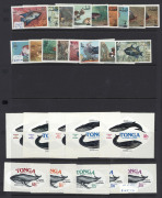 REST OF THE WORLD - Thematics : F' THEMATICS WITH 'FISH (& WHALES)', 'FRUIT' & 'FROGS': ex-dealer's stock on Hagners in binder, predominantly 1960s-90s (few earlier oddments) with sets, part-sets, M/Ss and booklets, most items previously priced up to $20 - 3