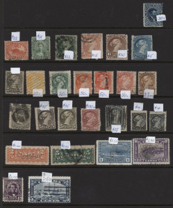 REST OF THE WORLD - General & Miscellaneous Lots : BRITISH COMMONWEALTH: 'A' to 'G' ex-dealer's 1860s-1980s used stock of single stamps (no sets) on Hagners in display book, best is probably Canada (& Newfoundland) with Large or Small Queens to 15c, also 