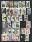 REST OF THE WORLD - General & Miscellaneous Lots : BRITISH COMMONWEALTH: 'A to 'G' ex-dealer's 1880s-1980s mint stock of mostly single stamps, part/short sets and complete sets on Hagners in a display book, with Aitutaki 1981 Birds set of 36 (MUH) and BIO - 3