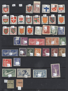 REST OF THE WORLD - General & Miscellaneous Lots : FOREIGN 'A' to 'Z': ex-dealer's 1860s-1980s mint stock on Hagners in four display books, mostly single stamps, with some short sets & sets noted and M/Ss, the vast majority priced at less than $5, but with some items priced up to $60; better selections from Egypt & UAR, France & French Community, Ireland, Japan, Netherlands with multiples, Qatar, Spain & Colonies, Switzerland & Syria; condition mostly fine, with little duplication. Suit Fairs or