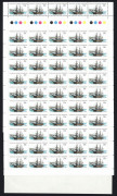 ANTARCTICA : AUSTRALIAN ANTARCTIC TERRITORY: 1981 (SG.42) 15c "Morning" (incorrectly inscribed S.Y. Nimrod"): 18 complete sheets, (1800). Cat.&pound;3600. Fresh MUH.&nbsp;