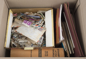 REST OF THE WORLD - General & Miscellaneous Lots : World Array with large quantity (many 1000s) of mostly 1950-80s issues on & off paper; also modest British Asia collection, mint 1977 QEII Silver Jubilee omnibus issues in album, mint Vatican in stockbook, plus a few 1970s auction catalogues etc. (1000s)