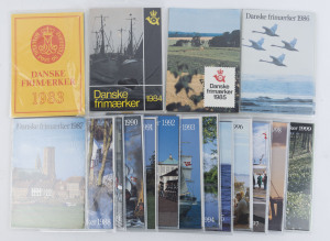 DENMARK : 1850s-2000s lifetime accumulation with a 1851-1980 mostly used collection in hingeless Lighthouse album with few imperfs incl.1851 4rbs, perforated issues incl.1864 8sk, 1875-95 to 50o (2) & 100o (2), 1904 Christian to 100o, incomplete runs of 1904-12, 1918 & 1921-22 Surcharges mint or used, thereafter reasonably complete from 1937-1979; also few early covers or postal cards plus three 1945 censored postcards from Bogense to Melbourne,