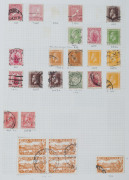 REST OF THE WORLD - General & Miscellaneous Lots : BRITISH COMMONWEALTH: 'A' to 'Z' mostly used fragmentary array on album pages, pickings amongst QV/KEVII issues some KGV/KGVI short/part sets incl. Falkland Islands 1944-45 Dependencies &frac12;d to 6d; also New - 3