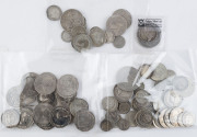 Coins - World : Collection in three "organiser" cabinets and a small box containing a huge variety of circulated world coins, mostly 20th century and predominantly alloy types with some silver coins present including Australia 1927 Canberra Florin, Great - 2