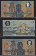 BANKNOTES - World : AUSTRALIA & WORLD SELECTION: with Australia decimal notes with $20 (3) incl Fraser/Evans aUnc (2), $10 (7) incl 1991 Fraser/Cole EF and 1988 Bicentenary (4) aUnc, plus $5 (6); mostly circulated world banknotes incl. German notgeld curr - 2