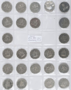 Coins - Australia : Mostly decimal circulated array including 2001 20c Federation 6 sets of eight coins (incl. Norfolk Is, excl. Northern Territory) and 50c Federation (25, various) mostly VF/aUnc; range of other 50c coin incl. 1981 Charles & Di (10) & 19