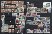 UNITED STATES OF AMERICA - Aerophilately & Flight Covers : 1860s-1980s ex-dealers stock in ring-binder, predomimantly modest used material with a few better items including 1869 6c Washington (straight edge at right) plus 1c Franklin used (thinned), 1898 - 10