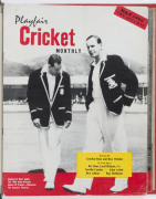 "Playfair Cricket Monthly" (United Kingdom) complete run of issues from May 1960 (Vol.1 No.1) to April 1973 (Vol.XIII No.12, the final issue) in 14 cloth-bound volumes.Edited by Gordon Ross, regular contributors included Neville Cardus & John Arlott. It w - 2