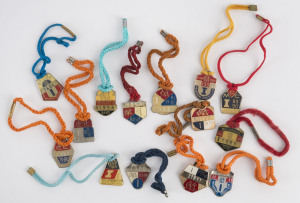MELBOURNE CRICKET CLUB: 1977-78 to 1990-91 collection of "I" (Interstate) membership fobs; all different. (14 items).