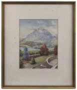 VIOLA P. WITT, Lucerne, circa 1930s, watercolour signed and titled lower centre "Viola P. Witt, Lucerne" 33 x 25cm. - 2