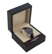 LONGINES Grande Vitesse Chronograph automatic gents wristwatch in original box with papers and books plus additional strap and buckle. Purchased from Watches Of Switzerland, Auckland, New Zealand for $2,600.