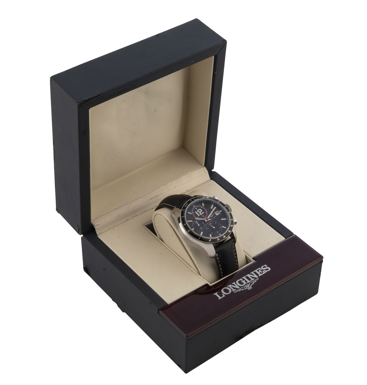 LONGINES Grande Vitesse Chronograph automatic gents wristwatch in