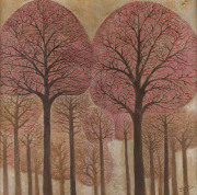 HAJI WIDAYAT (Indonesia, 1919/23-2002), Blossom Trees, oil on canvas, signed and dated "77" lower right, ​70 x 70cm.