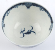 DR WALL WORCESTER early English porcelain tea bowl, circa 1770, crescent mark to base, 4cm high, 7cm diameter - 2