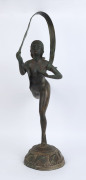PAUL HOWARD MANSHIP (1885-1966) (After), Atalanta, brass, 90cm (including incorporated base). Manship created his original "Atalanta" in 1921. - 2