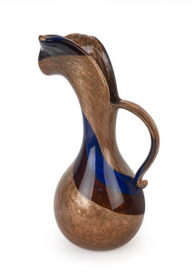 DINO MARTENS "Vetro Epico" Murano glass jug with aventurina inclusions, circa 1950s, 36cm high