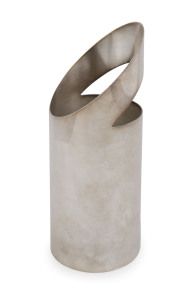 A silver plated vase designed by Paolo Gatti, circa 1970, 22cm high.