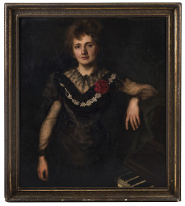 ARTIST UNKNOWN (Scottish school, 19th century), (the pianist), oil on canvas, in a period gilt frame, 99 x 85cm