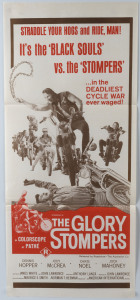 MOTOR BIKES & BIKIE GANGS: 1960s-70s daybill posters, all Australian printers/publishers: "Hells Angels on Wheels", "The Glory Stompers", "The Savage Seven", "Electra Glide in Blue" and two others. (6 items).