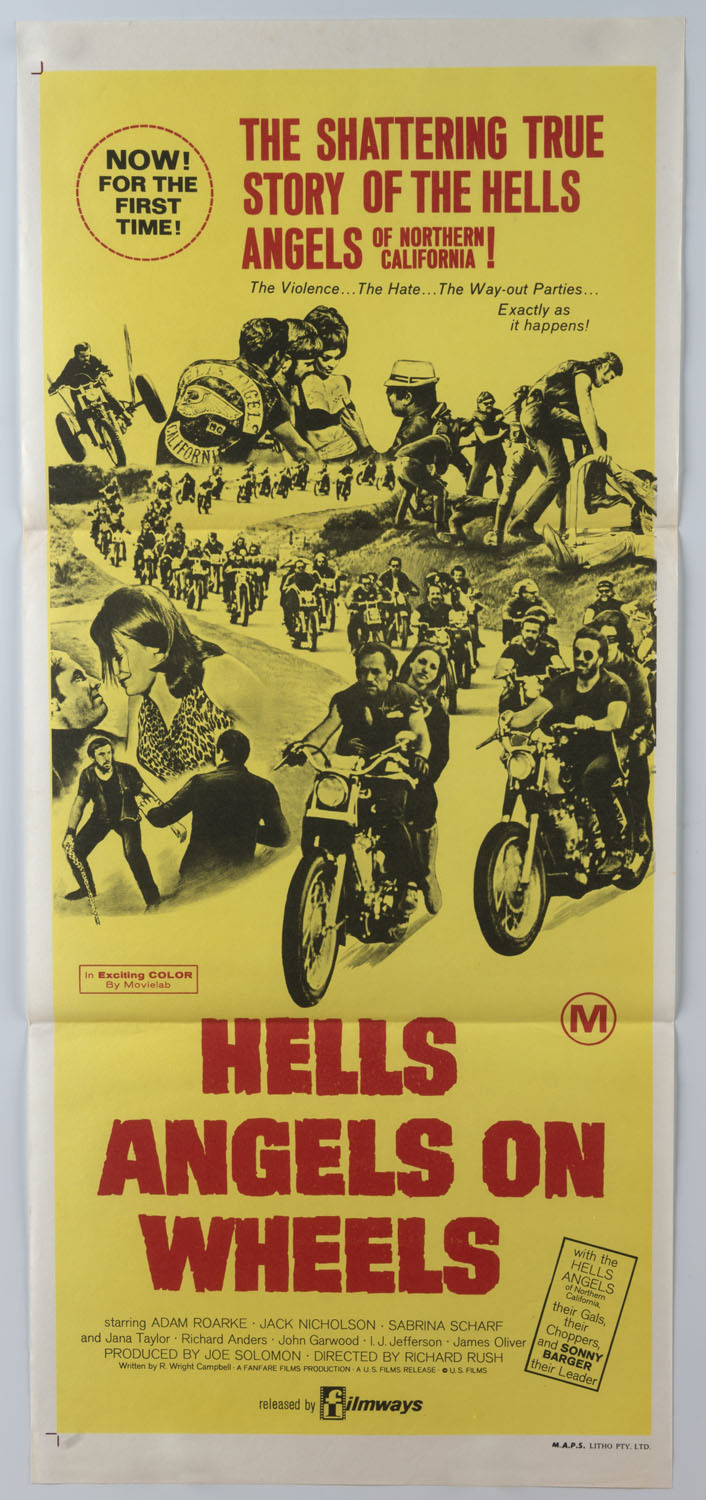 MOTOR BIKES & BIKIE GANGS: 1960s-70s daybill posters, all Australian ...