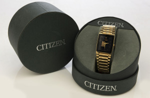 CITIZEN "Rolls Royce" gent's wristwatch with quartz movement in original cylindrical box.