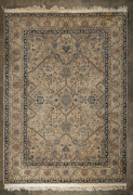 A large cream and blue Persian rug, 20th century, ​340 x 240cm