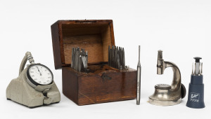 WATCH MAKER & JEWELLER'S vintage and antique tools