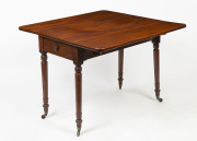 An antique English mahogany Pembroke table, 19th century, 73cm high, 95cm wide, 99cm deep