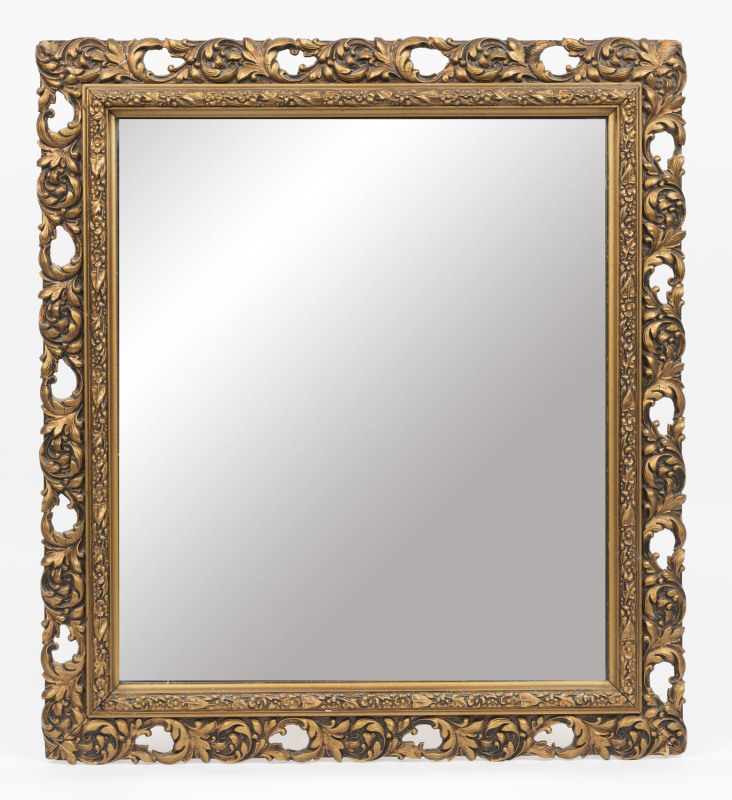 A small gilt frame mirror, 20th century, 50 x 45cm