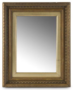 An antique English gilt framed mirror, circa 1880, 49 x 62cm (internal 29 x 42cm).