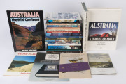 AUSTRALIA - HISTORY, GEOGRAPHY & TRAVEL: with "coffee table" tomes "Australia: A Timeless Grandeur" by Grasswill & "Australia: The Greatest Island" by Raymond both lavishly illustrated with Reg Morrison photography; also "Australia: The Wild Continent" by