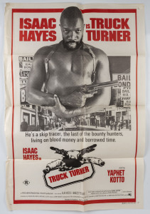 ISAAC HAYES: Two original Australian release one sheet movie posters: "Truck Turner" (1974), and "Tough Guys" (1974); in which he acted and wrote and performed the music. (2).