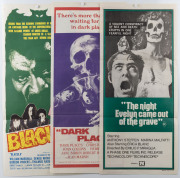 HORROR & FANTASY: 1960s-70s daybill posters, all Australian printers/publishers: "The night Evelyn came out of the grave", "Dark Places", "Blacula", "Scream Blacula Scream", "The Creeping Flesh" and "Horror of Dracula". (6 items). - 2