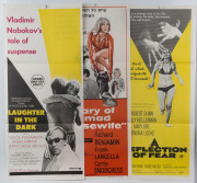 MEN & WOMEN: 1960s-70s daybill posters, all Australian printers/publishers: "Laughter in the Dark" (1969), "Diary of a mad housewife" (1970), "The Winners" and 3 others. (6 items). - 2