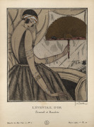 Gazette du Bon Ton: A Journal of Good Taste (Paris, 1912 - 25), A collection of colour lithographs from various editions of 1920; all framed & glazed, (6 items).