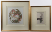 Framed prints, (5); various sizes and subjects. - 2