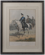 WILLIAM SKELTON (Engraver), Field Marshall Arthur Duke of Wellington..., 1814, engraving based on the painting by Sir William Beechey, R.A.,46 x 35.5cm. Also, a later portrait engraved by James Scott, based on a painting by John Lilley; a colour lithograp - 2